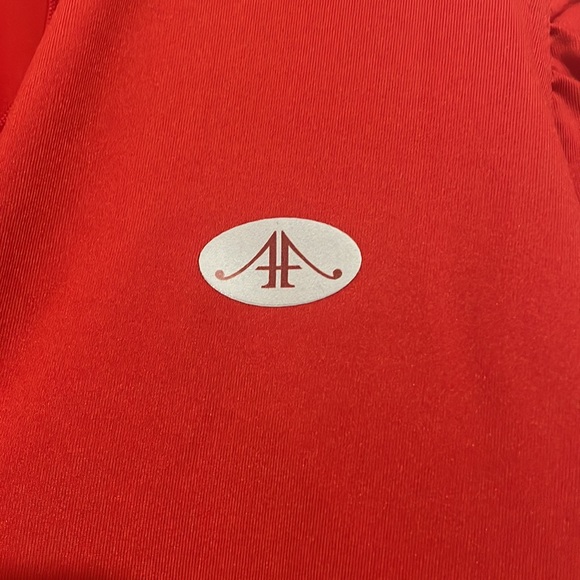 Size M Women's Alex and Abby Burnt Orange Quarter Zip Jacket - Picture 3 of 7